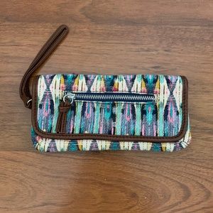 Feather Print Women’s Wallet
